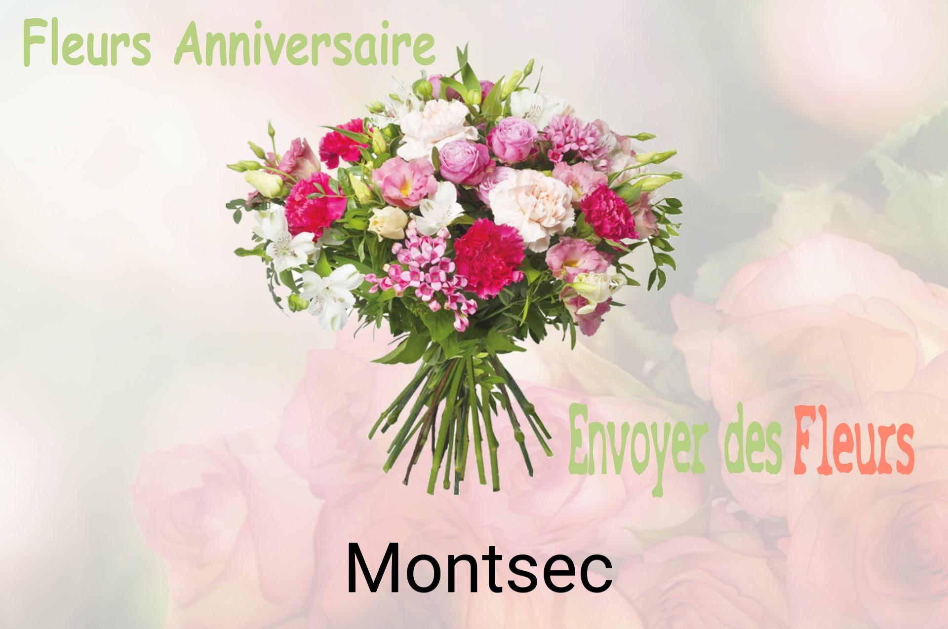 Bouquet de fleurs d’anniversaire livré à Montsec